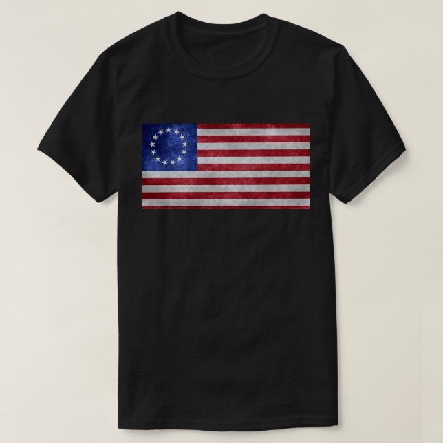Camiseta de Rush Limbaugh Betsy Ross (Diseño del anverso)