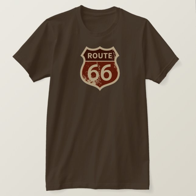 Camiseta DE RUTA 66 (Anverso del diseño)