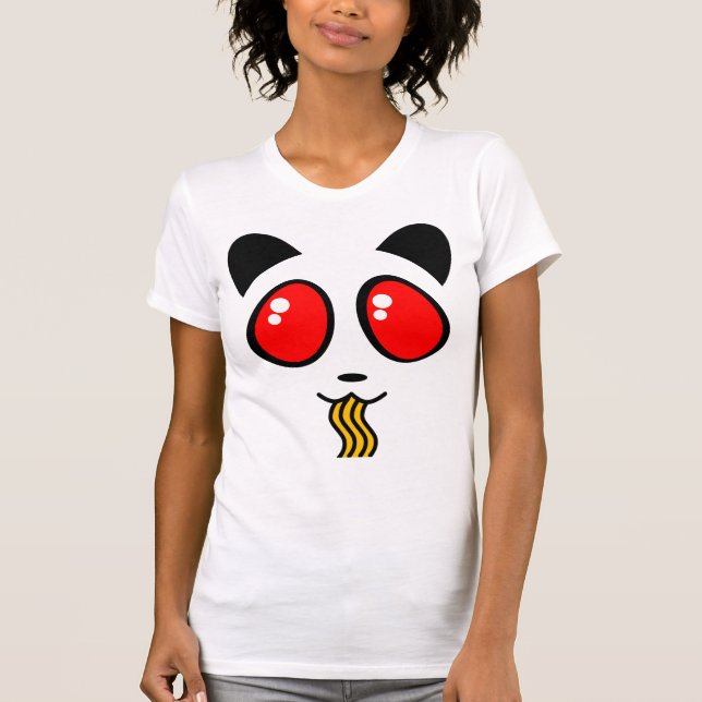 CAMISETA DE S DE LAS MUJERES DE LA CARA DE LA (Anverso)