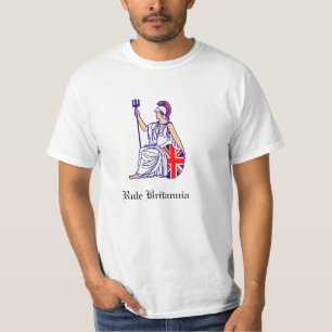 CAMISETA DE S DE LOS HOMBRES DE LA REGLA BRITANNIA
