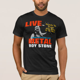 CAMISETA DE S DE LOS HOMBRES METALIZADO VIVOS DE