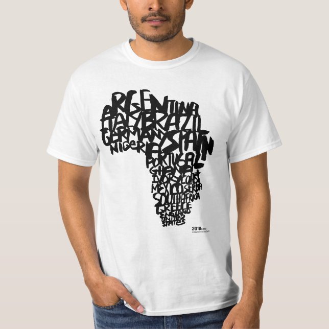 CAMISETA DE S DEL MUNDIAL DE LOS HOMBRES DEL BASIC (Anverso)