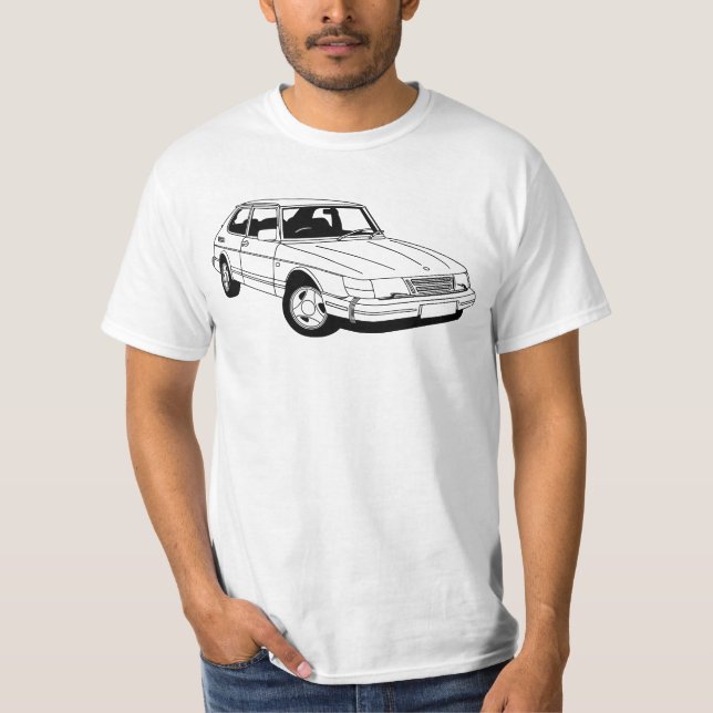 Camiseta de SAAB 900 Turbo (Anverso)