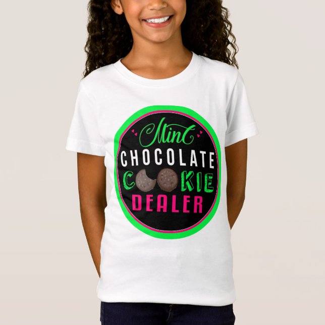 Camiseta de saco para Chicas de Mint Cookie Dealer (Anverso)