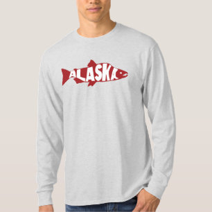 Camiseta de salmón de Alaska