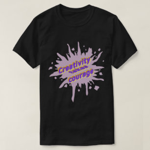 Camiseta de salpicaduras de pintura Creatividad re