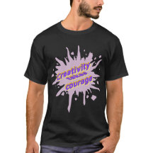 Camiseta de salpicaduras de pintura Creatividad re