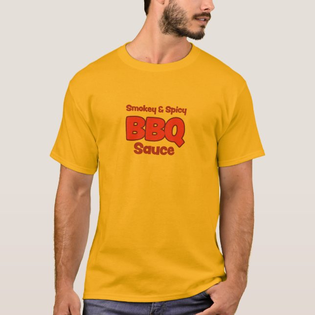 Camiseta de salsa BBG de humo y especias (Anverso)