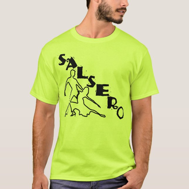 Camiseta de SALSERO con los pares del baile (Anverso)