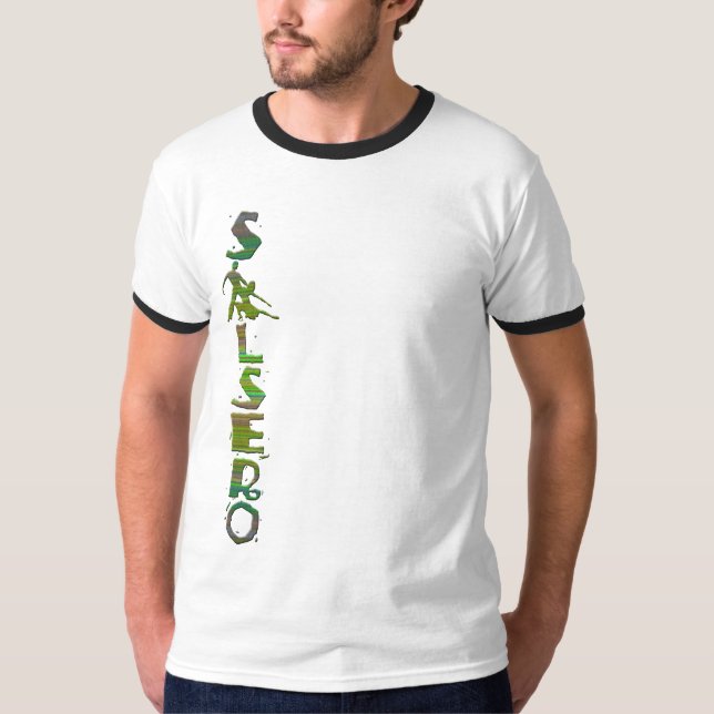 Camiseta de SALSERO con los pares del baile en vez (Anverso)