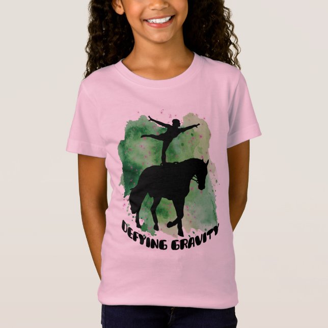 Camiseta de Saltadores Ecuestres Desafiando la Gra (Anverso)