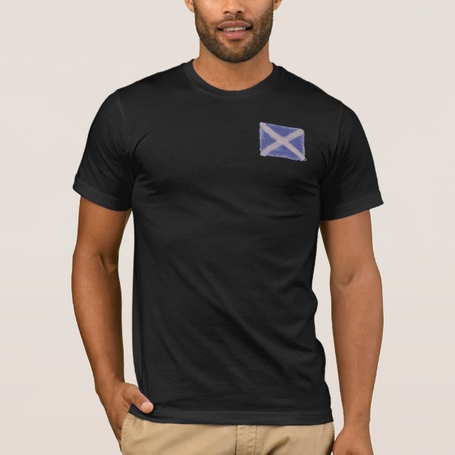 Camiseta de Saltire del escocés (Anverso)