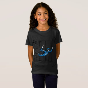 Camiseta de salto skydiving interior del skydiver
