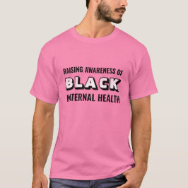 Camiseta de salud materna negra