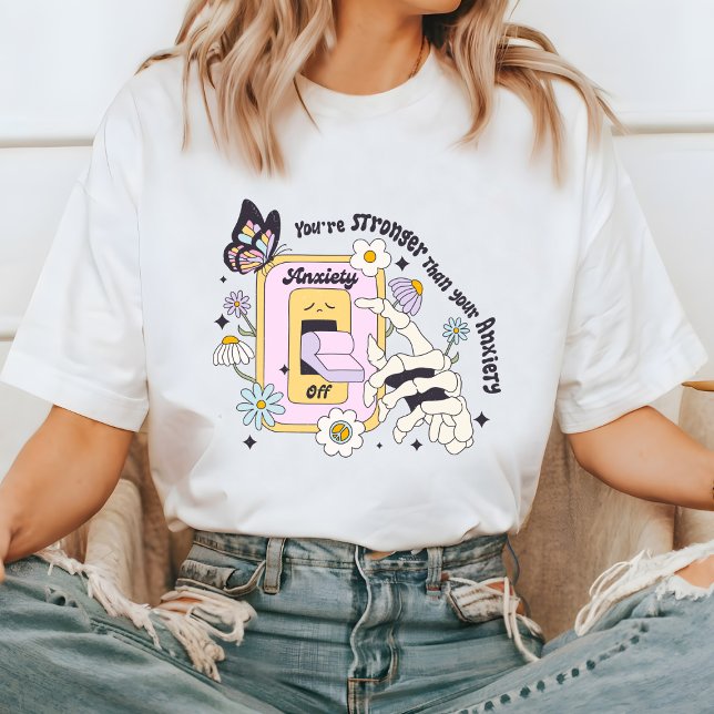 Camiseta de salud mental motivacional, ansiedad (Subido por el creador)