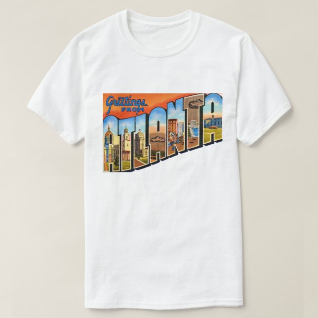 Camiseta de saludo de Atlanta (Diseño del anverso)