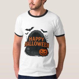 Camiseta de saludo de Halloween de la cueva espelu