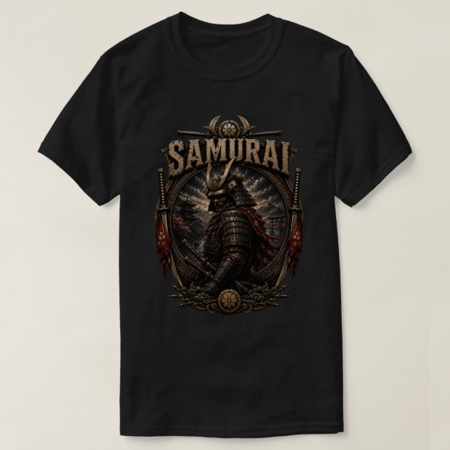 Camiseta de Samurái Guerrero Elite (Diseño del anverso)