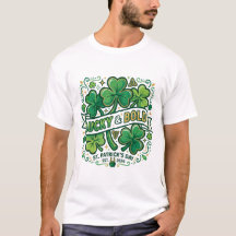Camiseta de San Patricio Lucky & Bold Shamrock