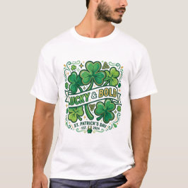 Camiseta de San Patricio Lucky & Bold Shamrock
