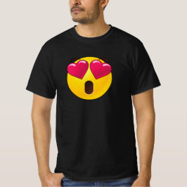 Camiseta de San Valentín de los ojos del corazón d