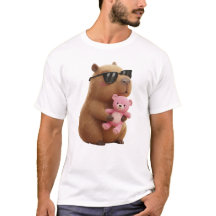 Camiseta de San Valentín de Oso de Peluche Rosa Ca