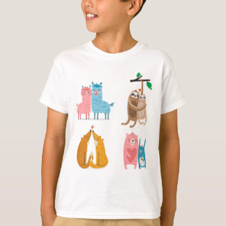 Camiseta de San Valentín de Pareja de Animales Ado