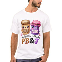 Camiseta de San Valentín de PB & JE