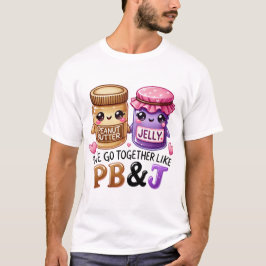 Camiseta de San Valentín de PB y JE