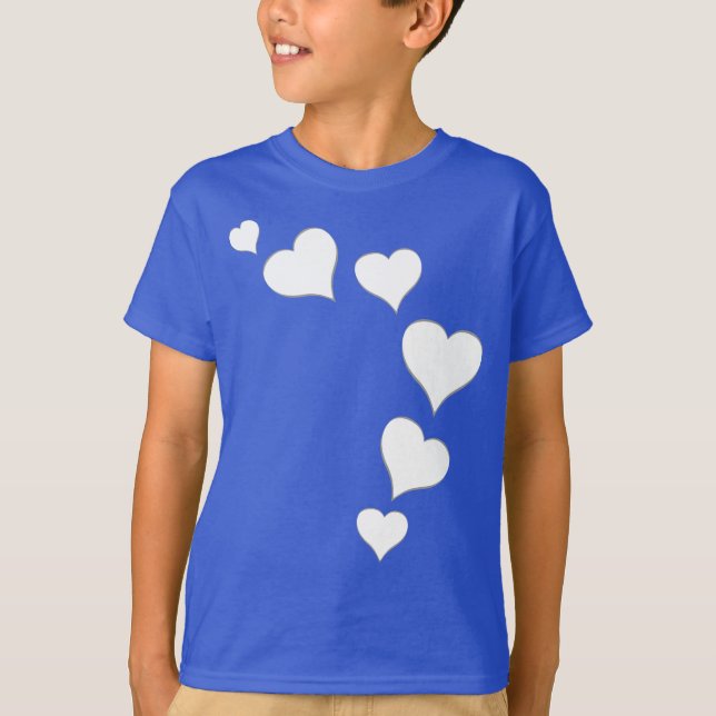 Camiseta de San Valentín orgánica del niño (Anverso)