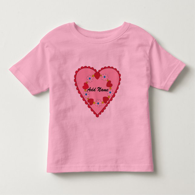 Camiseta de San Valentín personalizable (Anverso)