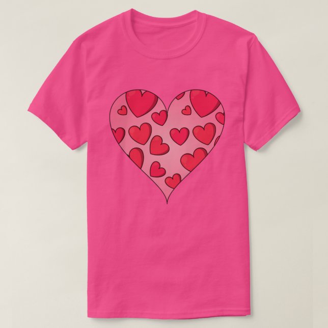 Camiseta de San Valentín personalizado (Diseño del anverso)
