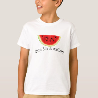 Camiseta de sandía de verano para niños "uno en un