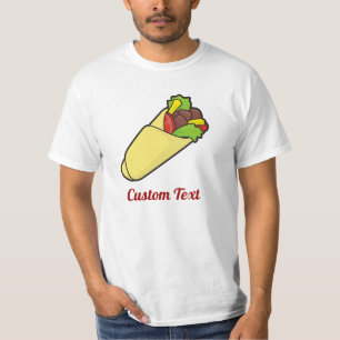 Camiseta de sandwich de tortilla