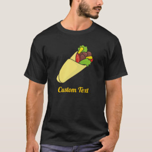 Camiseta de sandwich de tortilla