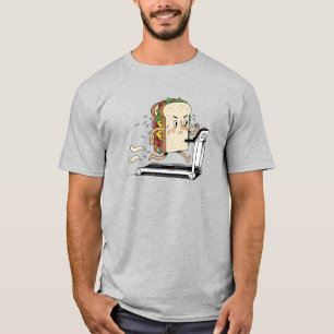 Camiseta de Sandwich en marcha   Gracioso Tee de C