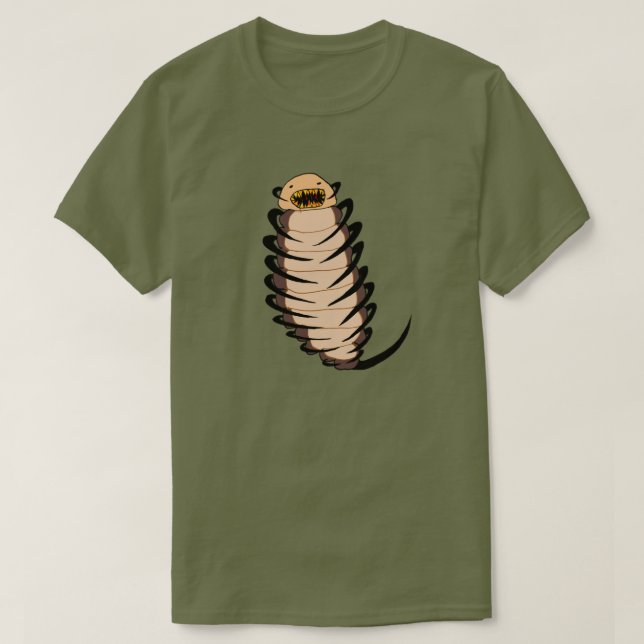 Camiseta de sanguijuela de piel (Diseño del anverso)