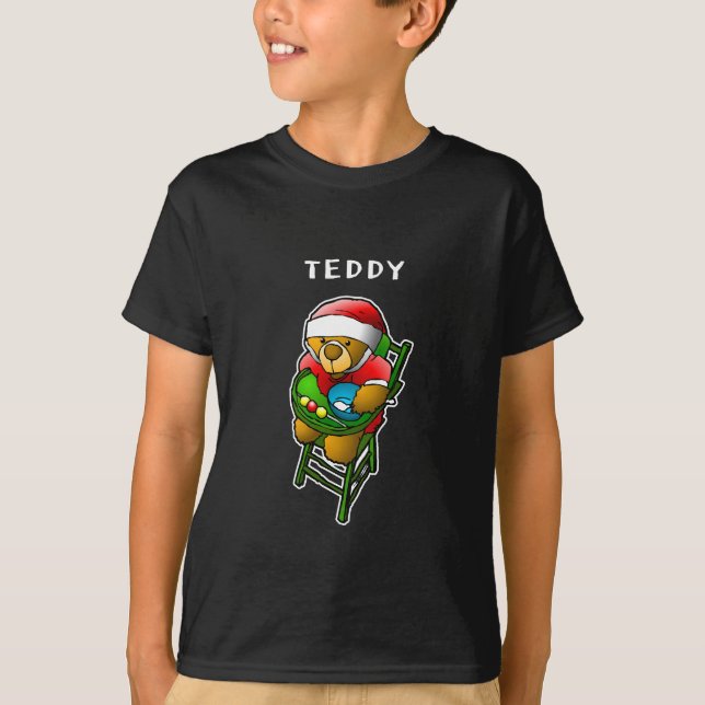 Camiseta de Santa Claus Teddy Bear (Anverso)