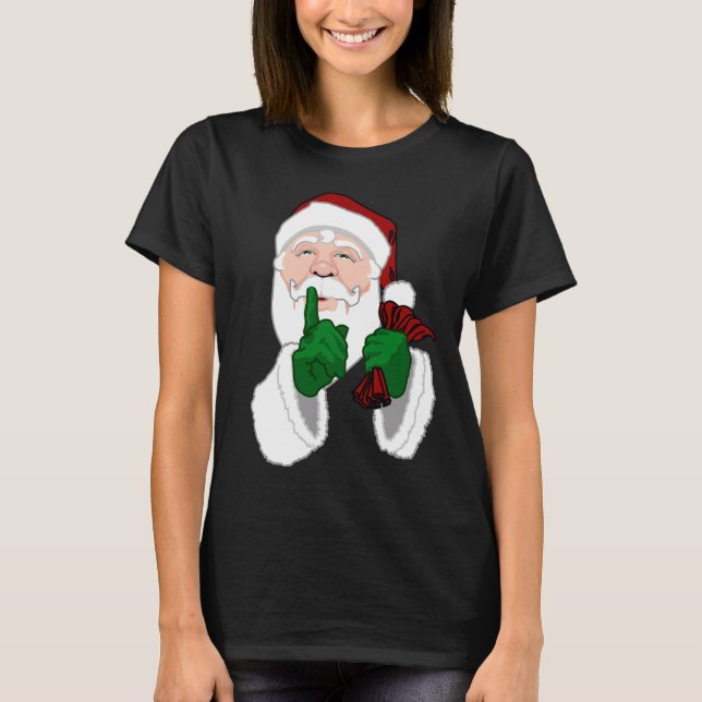 Camiseta de Santa Clause T-Shirt Organic Santa Wom (Anverso)
