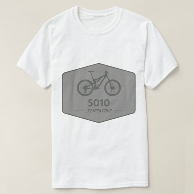 Camiseta de Santa Cruz 5010 Montaña Bike - Gris (Diseño del anverso)