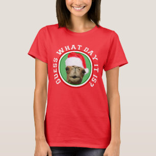 Camiseta de Santa del camello del día de chepa de
