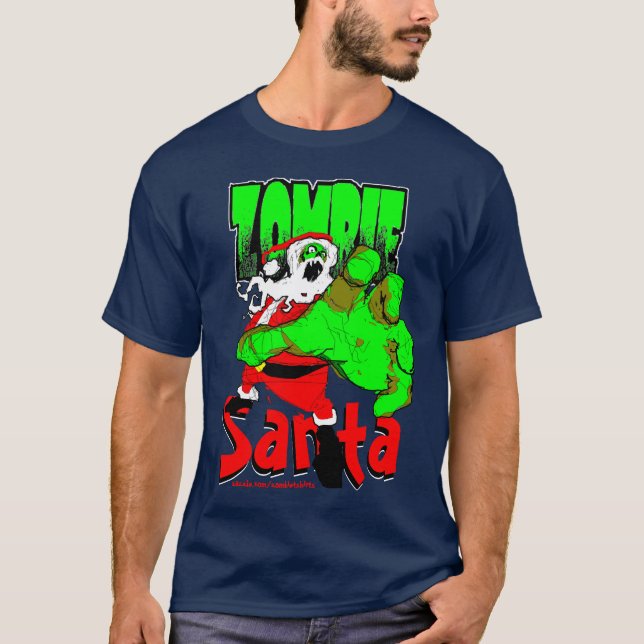 Camiseta de Santa del zombi (Anverso)