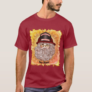 Camiseta de Santa Firefighter
