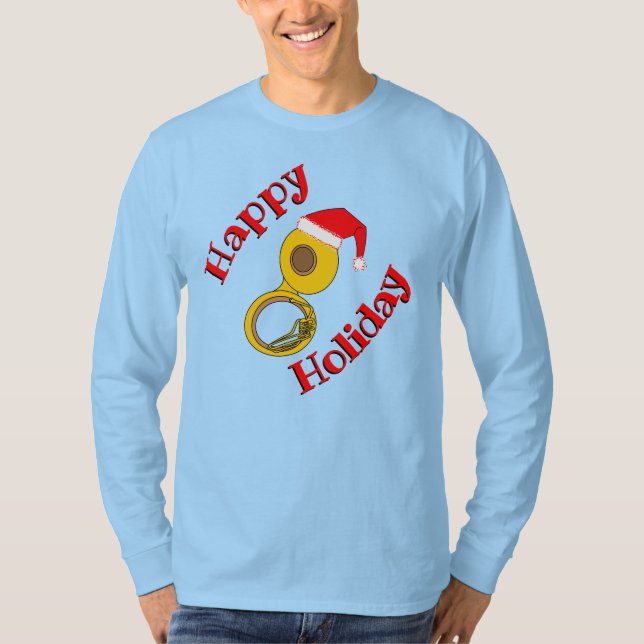 Camiseta de Santa Hat Tuba (Anverso)