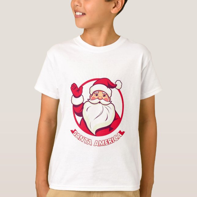 Camiseta de Santa Kids (Anverso)