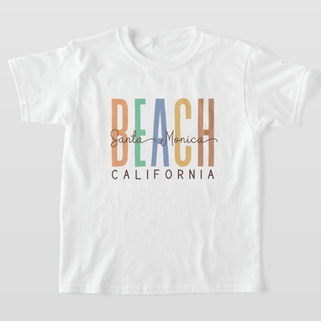 Camiseta de Santa Mónica Beach California (Sands) (Distribución)