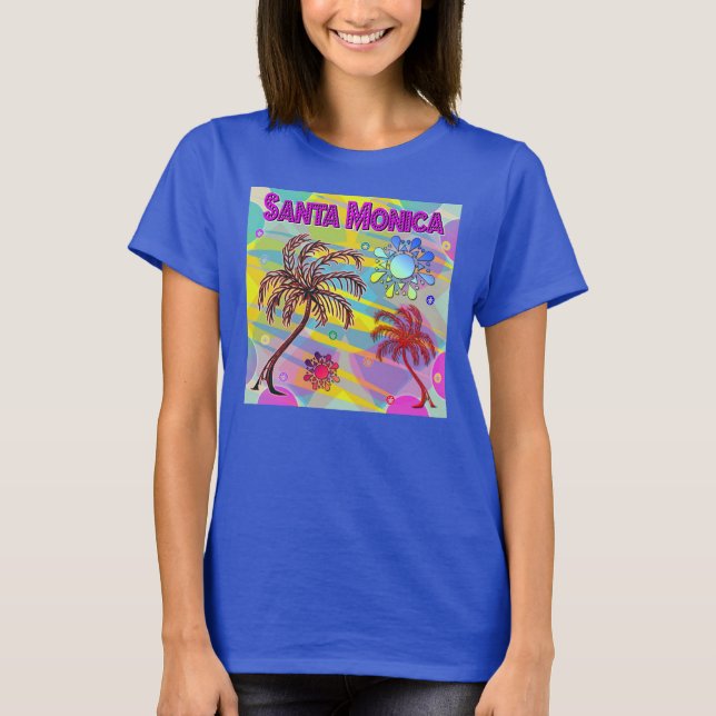 Camiseta de Santa Mónica Feliz y Esperanza (Anverso)