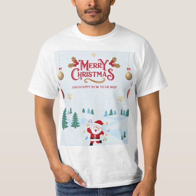 camiseta de santa para navidades (Anverso)