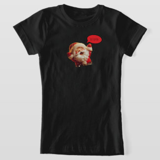 camiseta de santa para niñas y niños
