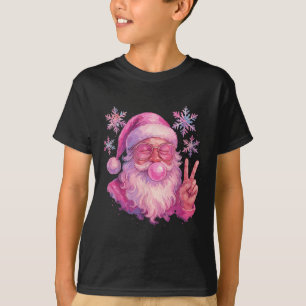 Camiseta de Santa soplando burbujas de chicle Nk, 